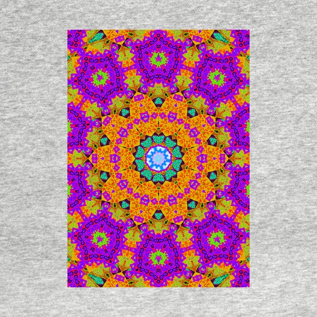 Shamanic psychedelic kaleidoscope design by Stonerin